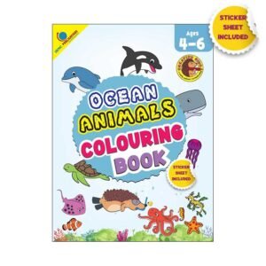Ocean Animals – Colouring book – Age – 4-6