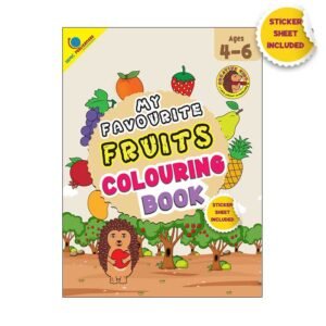 My favourite fruits – Colouring book – Age – 4-6