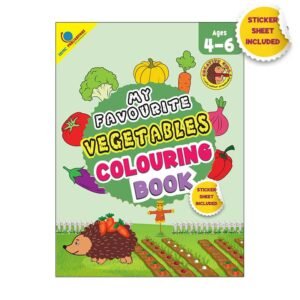 My favourite Vegetables – Colouring book – Age – 4-6
