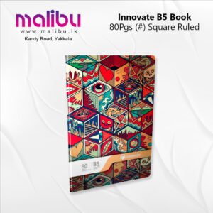 Innovate B5 Book 80Pgs (#) Square Ruled