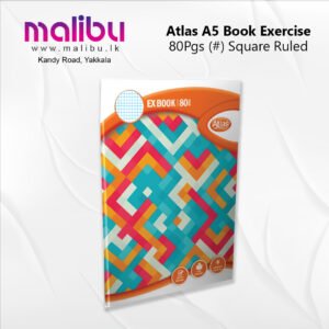 Atlas A5 Book Exercise 80Pgs (#) Square Ruled