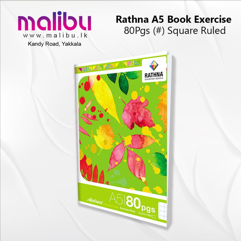 Square Ruled Exercise Notebook Rathna Exercise Book Square Ruled 80 Pages – Malibu.lk – Stationery Store