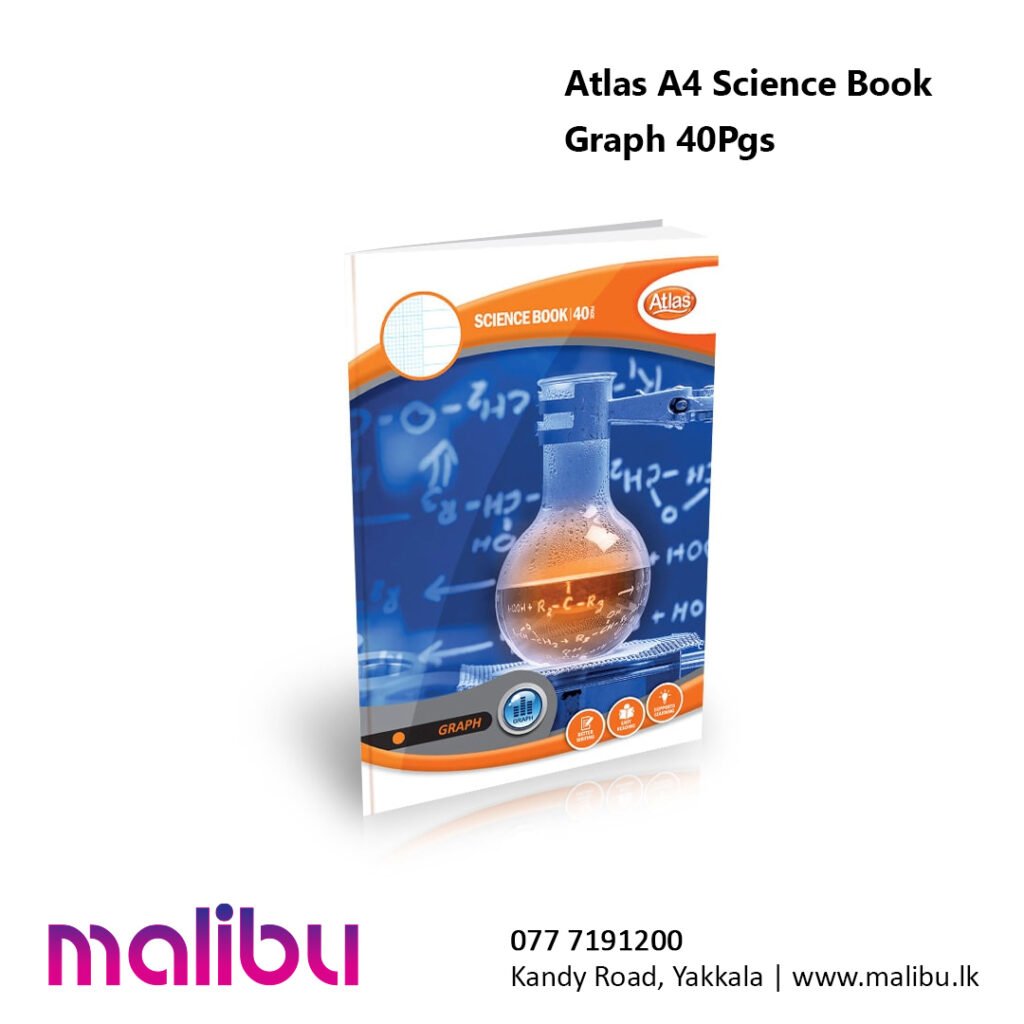 Atlas A4 Science Book Graph 40Pgs – Malibu.lk – Stationery Store