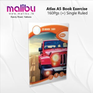 Atlas A5 Book Exercise 160Pgs (=) Single Ruled
