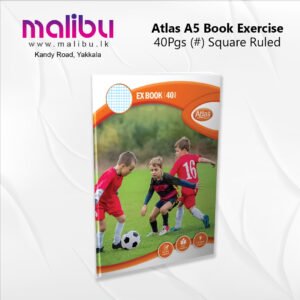 Atlas A5 Book Exercise 40Pgs (#) Square Ruled