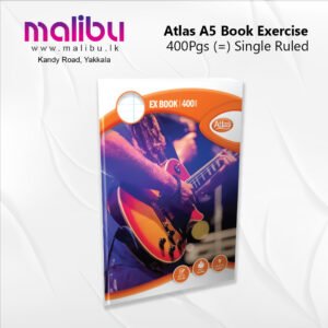Atlas A5 Book Exercise 400Pgs (=) Single Ruled