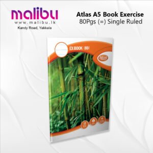 Atlas A5 Book Exercise 80Pgs (=) Single Ruled