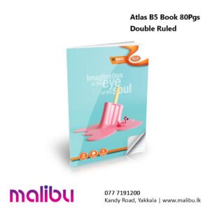 Atlas B5 Book 80Pgs (=) Double Ruled