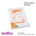 Atlas Exam Sheet 100 sheets