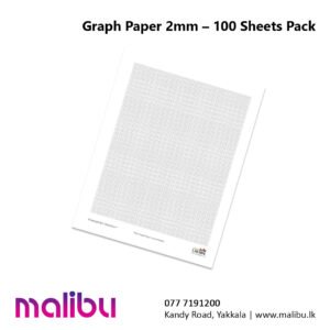 Graph Paper 2mm - 100 Sheets Pack