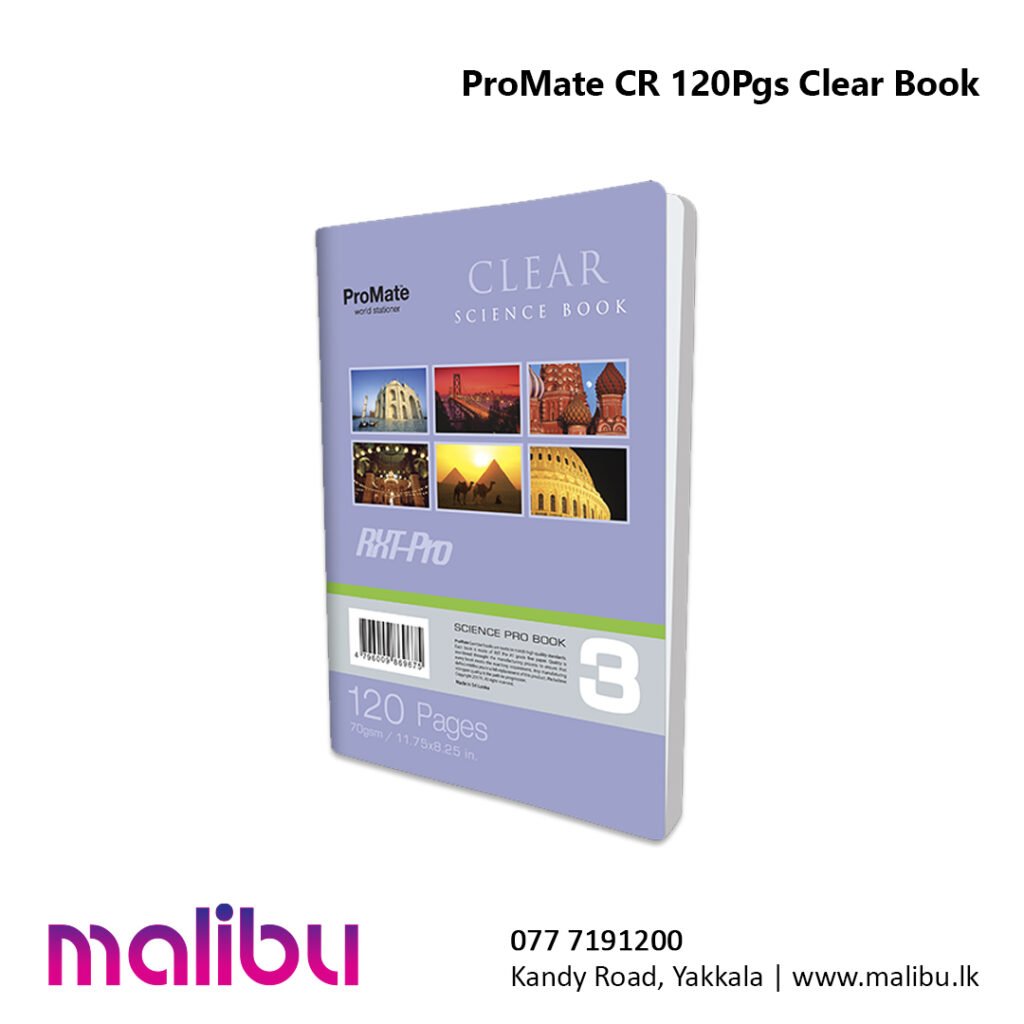 Promate 120 Box ProMate CR 120Pgs Clear Book – Malibu.lk – Stationery Store