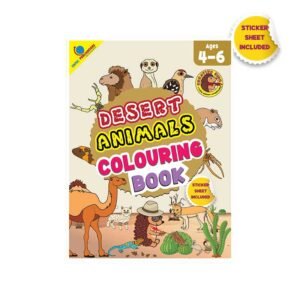 Desert Animals – Colouring book – Age – 4-6