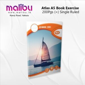 Atlas A5 Book Exercise 200Pgs (=) Single Ruled