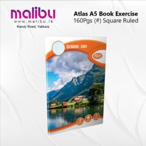 Atlas A5 Book Exercise 160Pgs (#) Square Ruled
