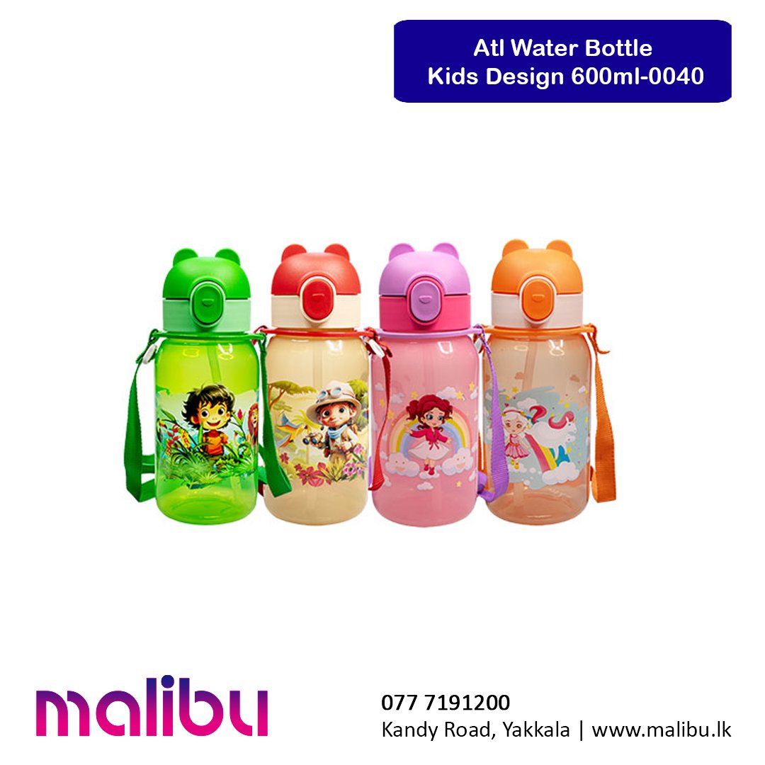 Atl Water Bottle Kids Design 600ml-0040