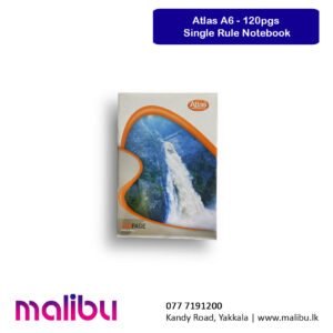 Atlas A6 - 120pgs Single Rule Notebook