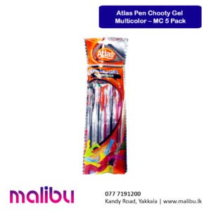 Atlas Pen Chooty Gel Multicolor – Pack of 5