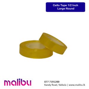 Cello Tape 1/2 Inch Large Round (Each)