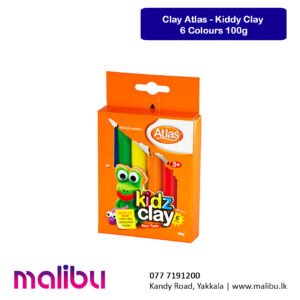 Atlas Kidz Clay 6 Colours 100g