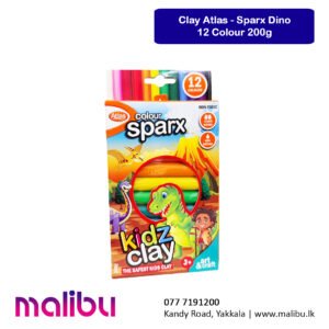 Clay Atlas - Sparx Dino 12 Colour 200g