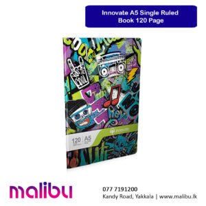 Innovate A5 Single Ruled  Book 120 Page