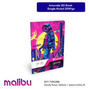 Innovate B5 Book  Single Ruled 200Pgs