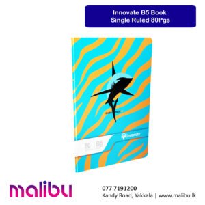 Innovate B5 Book Single Ruled 80Pgs