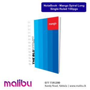 NoteBook - Mango Spiral Long Single Ruled 100pgs
