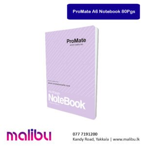 ProMate A6 Notebook 80Pgs