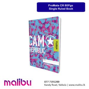 ProMate CR 80Pgs Single Ruled Book
