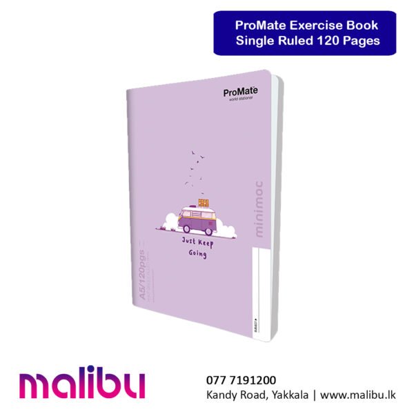Promate 120 Box ProMate Exercise Book Single Ruled 120 Pages – Malibu.lk – Stationery Store
