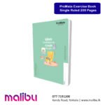 ProMate Exercise Book Single Ruled 200 Pages