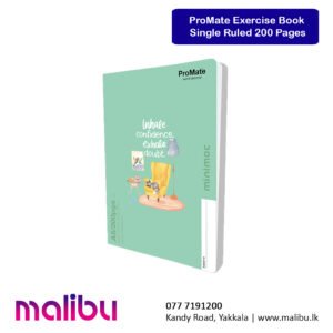 ProMate Exercise Book Single Ruled 200 Pages