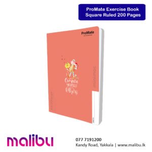 ProMate Exercise Book Square Ruled 200 Pages