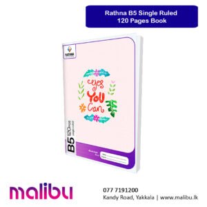 Rathna B5 Single Ruled 120 Pages Book