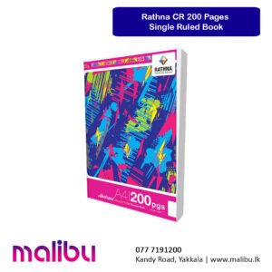 Rathna CR 200 Pages Book Single Ruled