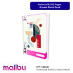 Rathna CR 200 Pages Square Ruled Book