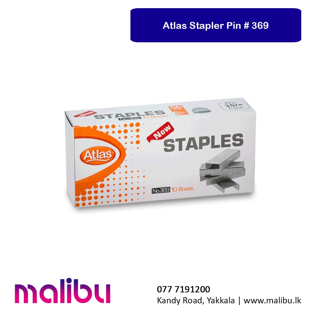Stapler Pins – Atlas No 369 Pack