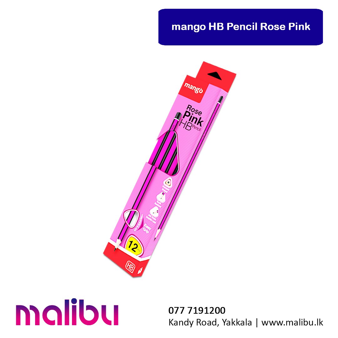 Mango HB Pencil Rose Pink (Each)