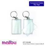 Transparent Empty  Key Tags