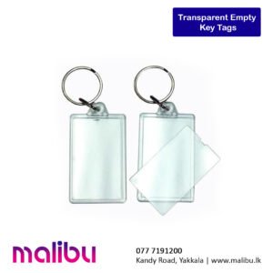 Transparent Empty  Key Tags