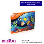 Atlas A4 Black Drawing Book Small 40Pgs