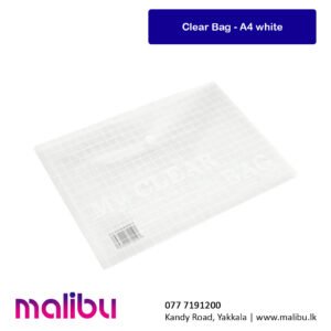 Clear Bag - A4 white
