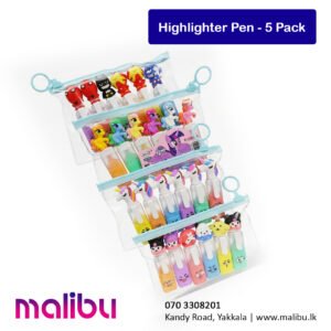 Highlighter Pen - 5 Pack